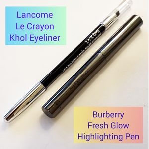 Lancôme Khol Eyeliner & Burberry Highlighting Pen